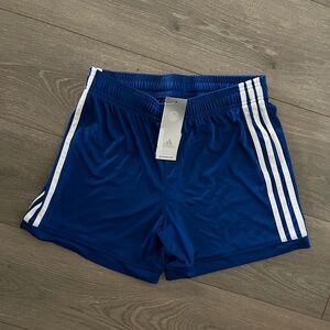 NWT Adidas Blue and White Shorts Size Small with Aero ready Technology